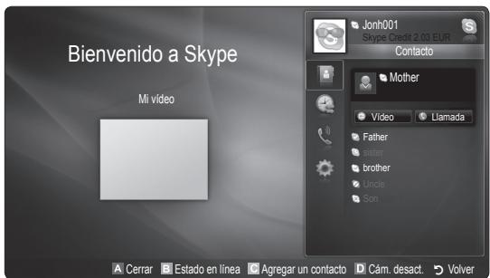 SAMSUNG UE-55C8000 (3D) - Skype - 2