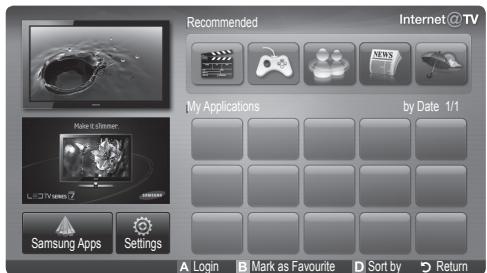 SAMSUNG UE37C6600UP - Getting Started with Internet@TV - 2
