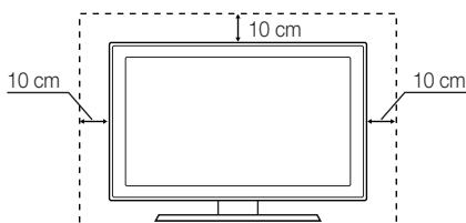 SAMSUNG UE37C6600UP - Securing the Installation Space - 3