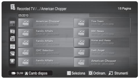 SAMSUNG UE37C6600UP - Riproduzione di programmi TV registrati - 1