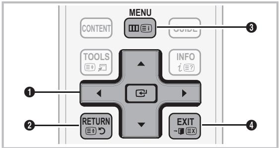 SAMSUNG UE37C6600UP - Come scorrere i menu - 1