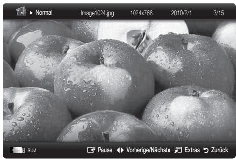 SAMSUNG UE37C6600UP - Anzeigen eines Fotos (oder einer Diashow) - 1