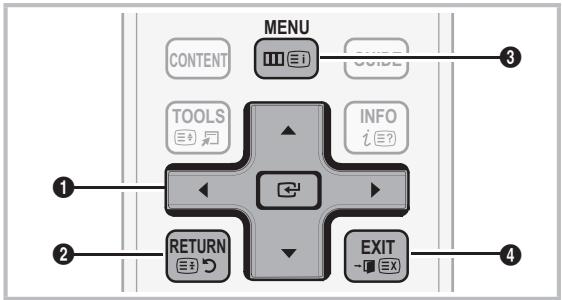 SAMSUNG UE37C6600UP - How to Navigate Menus - 1