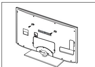 SAMSUNG UE40B6000VW - So verhindern Sie, dass das Fernsehgerät umkippt: - 2