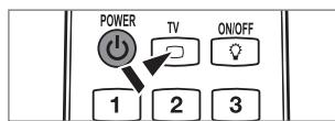 POWER TV ON/OFF 1 2 3