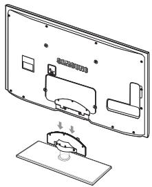 Technical line drawing of a computer monitor with an open lid and internal components (no text or symbols)