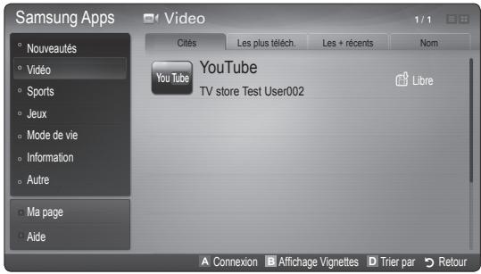 SAMSUNG UE40C8000XW 40 3D LED TV 2010-ES MODEL - Samsung Apps - 1