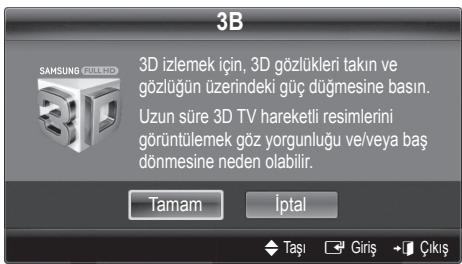 SAMSUNG UE40C8000XW 40 3D LED TV 2010-ES MODEL - 3D görüntü izleme - 1