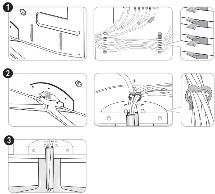 SAMSUNG UE40C8000XW 40 3D LED TV 2010-ES MODEL - Assembling the Cables - 2