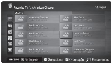 SAMSUNG UE40C8000XW 40 3D LED TV 2010-ES MODEL - Reproduzir o programa de televisão gravado - 1