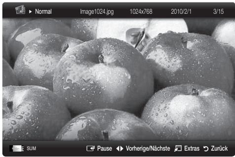 SAMSUNG UE46C7700 - Anzeigen eines Fotos (oder einer Diashow) - 1