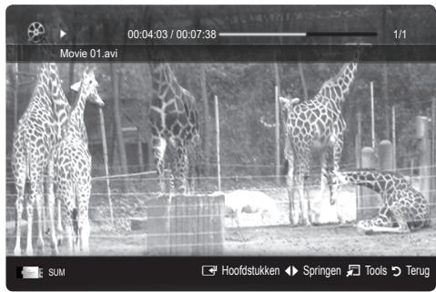 SAMSUNG UE46C7700 - Videobestanden afspelen - 1