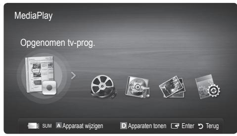 MediaPlay Opgenomen tv-prog.