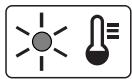 BOSCH ROTAK 32 LI, ROTAK 36 LI - Teplota akumulátora pod 0 °C alebo nad 45 °C - 2