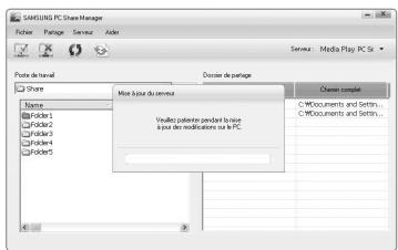 SAMSUNG UN46B7100WF - ■ Application des paramètres actuels - 1