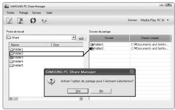SAMSUNG UN46B7100WF - Partage Dossier - 3