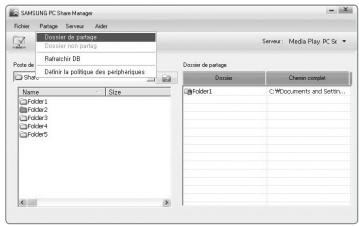 SAMSUNG UN46B7100WF - Partage Dossier - 1