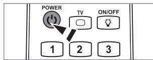 POWER TV ON/OFF 1 2 3