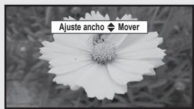 Ajuste ancho ◆ Mover