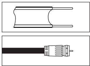 SAMSUNG UN46B7100WF - Connexion d'antennes VHF et UHF - 1
