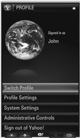 PROFILE Signed in as John Switch Profile Profile Settings System Settings Administrative Controls Sign out of Yahoo!