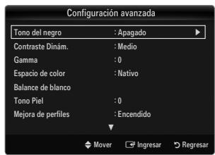 SAMSUNG UN46B8500XF - Tono del negro → Apagado / Oscuro / Más oscuro / El más oscuro - 3