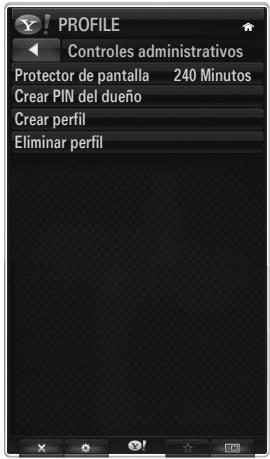 SAMSUNG UN46B8500XF - Uso del widget de un perfil - 4