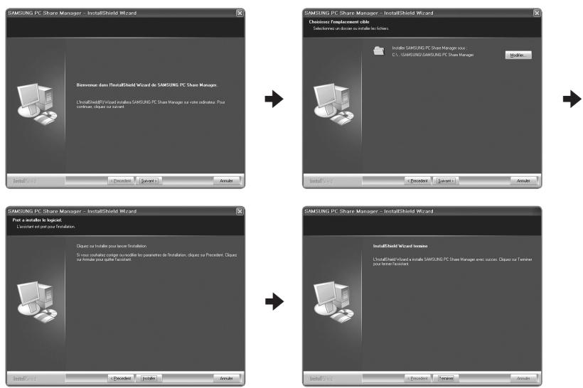 SAMSUNG UN46B8500XF - Installation de l'application - 1