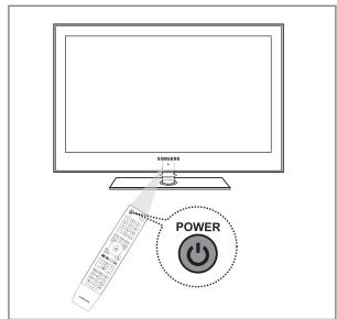 SAMSUNG UN46B8500XF - When the TV is turned on - 1