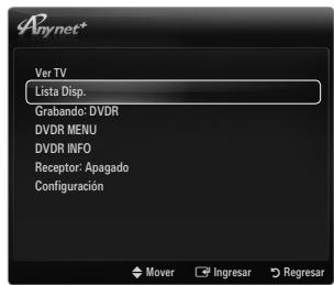 SAMSUNG UN46B8500XF - Conmutación entre dispositivos Anynet+ - 1