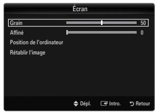 SAMSUNG UN46B8500XF - Rétablir l'image - 2