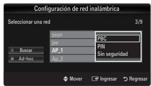 SAMSUNG UN46B8500XF - Conexión WPS (Configuración protegida Wi-Fi) - 5