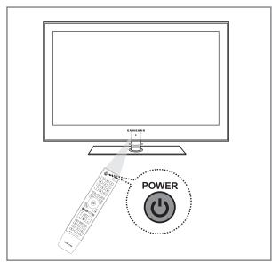 SAMSUNG UN46B8500XF - Cuando el televisor está encendido - 1