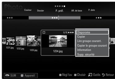 SAMSUNG UN46B8500XF - Lecture d'un diaporama - 1
