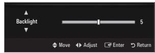 SAMSUNG UN46B8500XF - Black Tone → Off / Dark / Darker / Darkest - 2