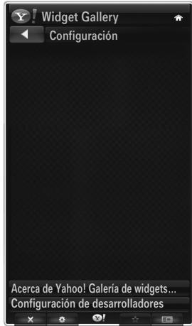 SAMSUNG UN46B8500XF - En el menú Configuración de desarrolladores se puede construir su propio widget. - 1