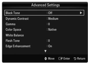 SAMSUNG UN46B8500XF - Black Tone → Off / Dark / Darker / Darkest - 3