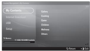 SAMSUNG UN46B8500XF - Internet Download - 2