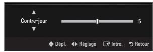 SAMSUNG UN46B8500XF - Tonalité noire → Off / Foncé / Plus foncé / Le plus foncé - 2