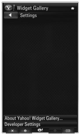 SAMSUNG UN46B8500XF - In the Developer Settings menu, you can make your own widget. - 1