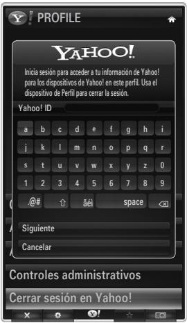 SAMSUNG UN46B8500XF - Uso del widget de un perfil - 5