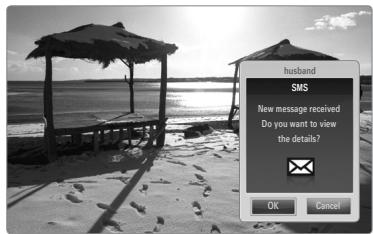 SAMSUNG UN46B8500XF - Message View - 1