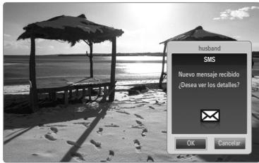 SAMSUNG UN46B8500XF - Uso de la función de mensajería - 1
