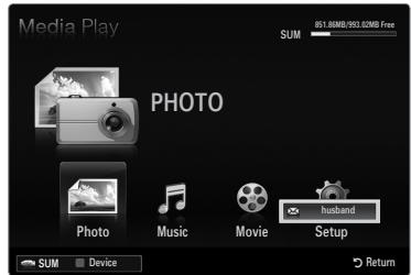 SAMSUNG UN46B8500XF - Using the Message Function - 2