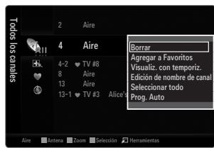 SAMSUNG UN46B8500XF - Agregar / Borrar - 1