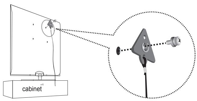 SAMSUNG UN46B8500XF - ■ To prevent the TV from falling: - 1