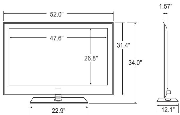 SAMSUNG UN46B8500XF - ■ To prevent the TV from falling: - 10