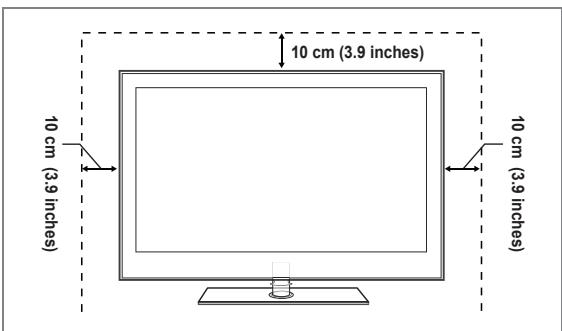 SAMSUNG UN46B8500XF - Securing the Installation Space - 1