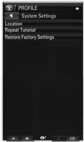 SAMSUNG UN46B8500XF - Using the Profile Widget - 3