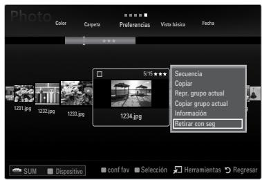 SAMSUNG UN46B8500XF - Extracción segura del dispositivo de memoria USB - 1